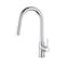 Kibi Circular Single Handle Pull Down Kitchen Faucet KKF2013CH - alternate 1